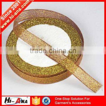 hi-ana ribbon2 Fully stocked customised LOGO printed metallic foil ribbon