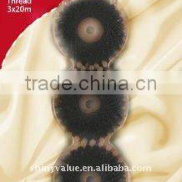 100%polyester Sewing thread,three rolls