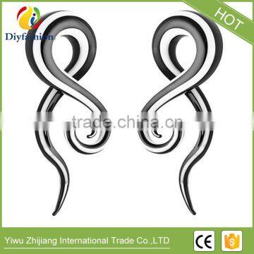 Colorful Glass Snail Ear Plug Fashion Body Piercing Jewelry photo-2
