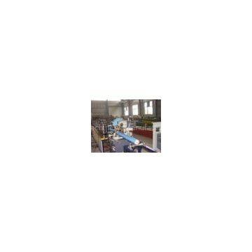 Round pipe roll forming machine for downspout making
