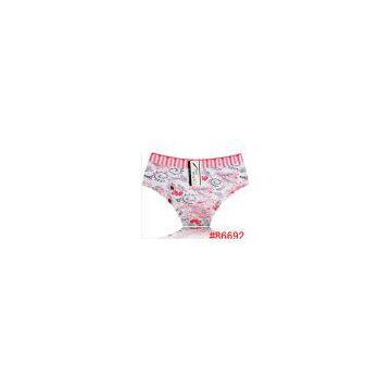 Cotton Lady boyleg printed stretch cotton brief women underwear women panties lingerie intimate lady underpants