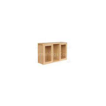 Solid Ash Furniture Wood / Large Storage Kitchen Cupboard Set