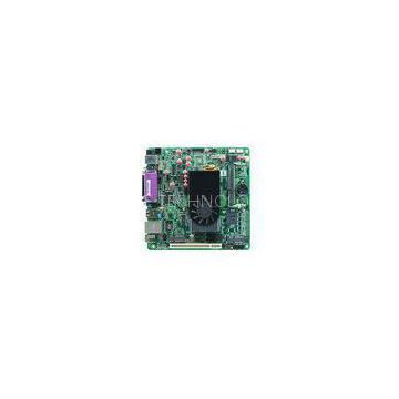 Atom N455 Processor 2 COM Mini Itx Industrial Motherboard  DC Power Supply