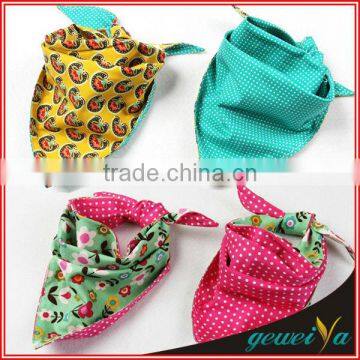 Double-Side Printed Cotton Baby Bandana