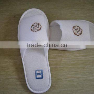Luxury hotel bathroom slippers professional cotton terry towel material