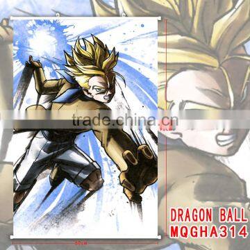 Popular Cosplay Wallscrolls Japanese Style Dragon Ball Z Anime Wallscrolls 60*90CM