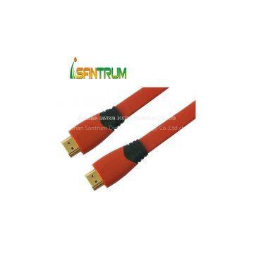 HDMI cable Flat Red wire