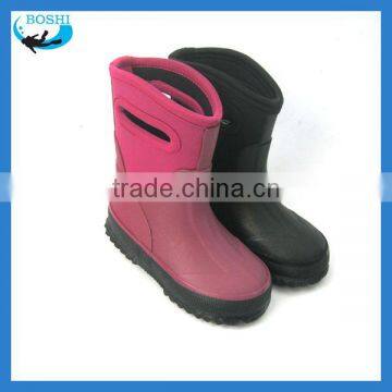 Kids Rubber and neoprene boots with handle
