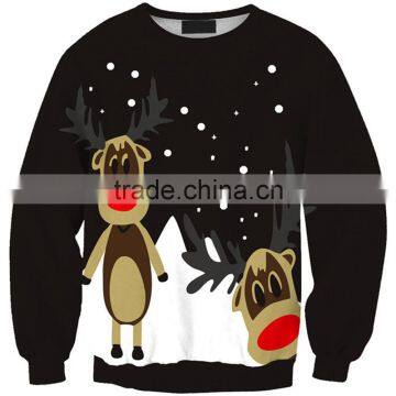 Christmas printed sublimation sweatshirt manufacturer