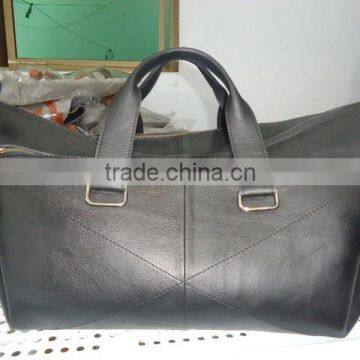 Genuine Cow Italian Leather Travel Bag photo-2