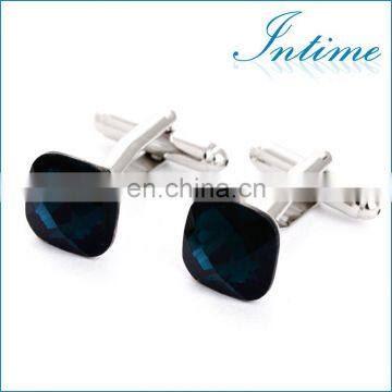 Simple Deluxe Rhinestone Jewelry Unisex Shirt Cufflinks Brand