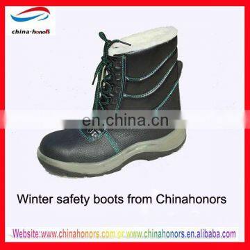 leather winter safety boots/safety winter boots for men