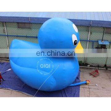 2014 blue/yellowgiant duck swimming ring inflatable