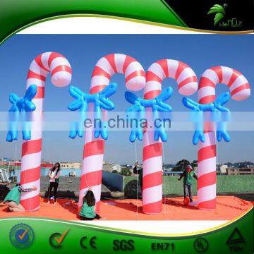 Hongyi 3 m Custom Inflatable Christmas Stick / Inflatable Ornament, Christmas Ddecoration for Sale