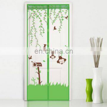 Newest Qualified Printing Item Summer Prevent Mosquito Curtain Portiere Magic Magnets Screen Door