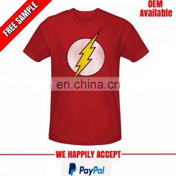 company logo printed round neck tshirt at low price