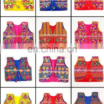 Navratri special Gujarati koti- Navratri boho Short jacket- Navratri Dandiya Embroidered Koti Jacket