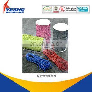 Reflective elastic string