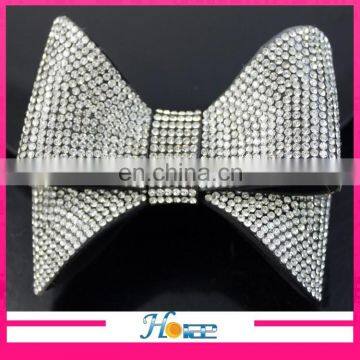 fashion cheap shoe flower rhinestone bowknot decoration