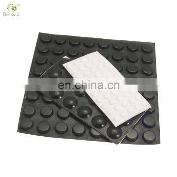 Self-adhesive protecting pad sticky rubber bumper silicone gel pad