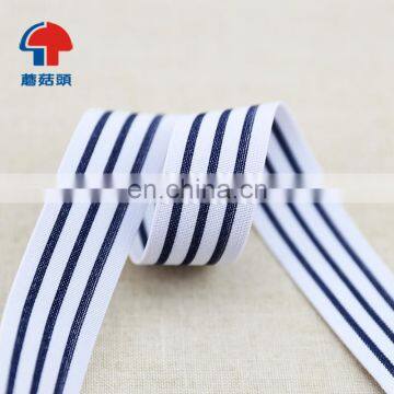 Colorful Striped Elastic Webbing Polyester Nylon Elastic Band for Hair photo-2