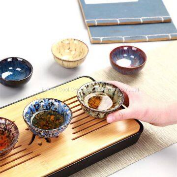 Color Elegant Matte Teacup Family And Friends Ceramic Mug photo-5