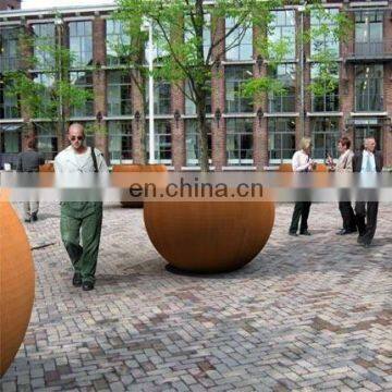 Corten Steel Planters Orb Corten Planters for Garden photo-2