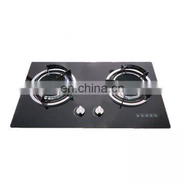 kitchen appliance cooktops tempered glass double infrared gas cooker stove