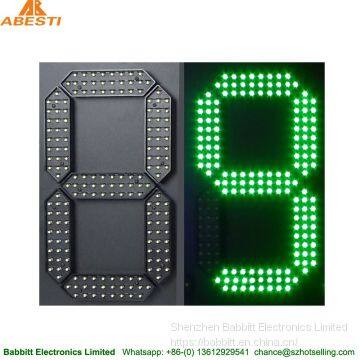 12 inch Green led gas price sign