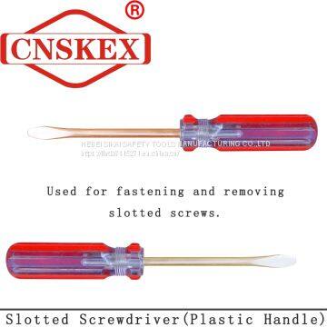 Non Sparking Slotted Screwdriver (Plastic Handle) photo-4