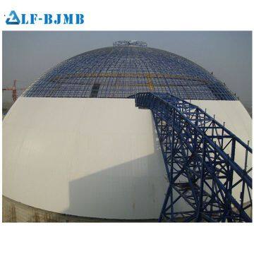 Large Span Steel Space Frame Structure Outdoor Bulk Clinker Storage Shed Coal Bunker Storage Shelter