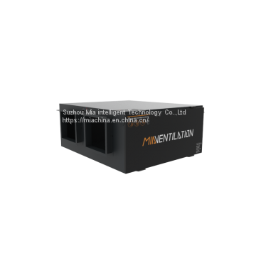 Heat recovery ventilation fan unit for house ventilation