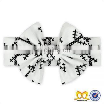 2019 Easter Rabbit Bow Headband Girl Newborn Stretchy Cotton Headbands Elastic Hair Band For Kids photo-4