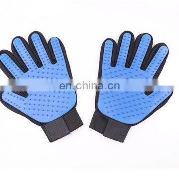 Massage Cleaning Deshedding Brush Cat Hair Remover Brush Dog Pet Grooming Glove photo-5