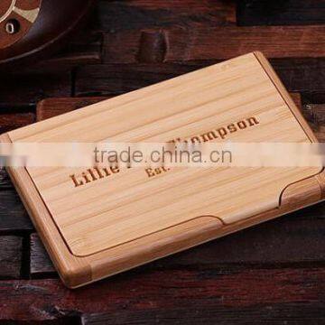 Accept OEM custom logo wooden name card box,business card box wood