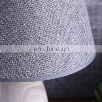 Popular Modern Design Wood Grain Relief Decorative Hotel Vintage Nightstand Lamps for Home Decor photo-4