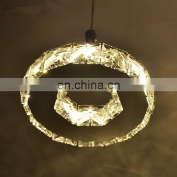 Modern new crystal LED ceiling light fixture pendant lamp lighting chandelier