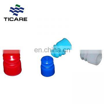 Royal Blue Yellow Flange Type High Grip Type Serum Plastic Test Tube Stopper With Hole and for Tube photo-2