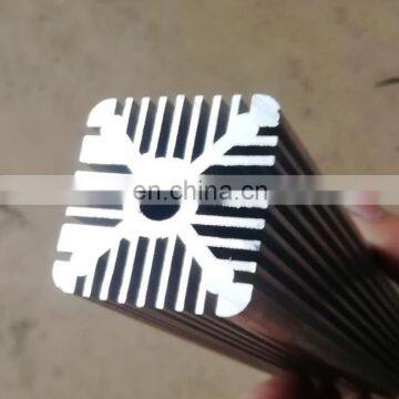 Toshine Led Aluminium Heatsink Extrusions , Silvery / Black Anodized Extruded Aluminium Profiles photo-3