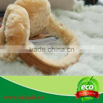 best selling fashion sheepskin earmuffs made in China