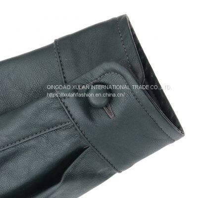 HOT SALE 2021 NEW FASHION LADIES'FAUX LEATHER PU SHIRT JACKET photo-3