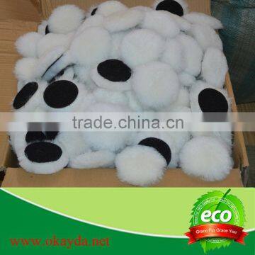 180mm hook and loop sheepskin buffing pad