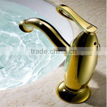 Factory price high quality Bathroom golden faucet/tap