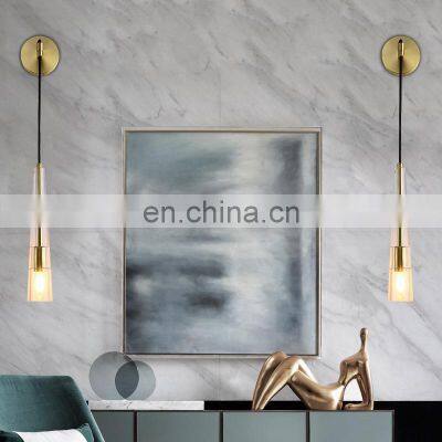 Nordic Post-modern Minimalist Crystal Wall Lamps for Decoration