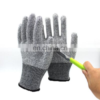 ANSI Level 5 Protection Cut Resistant Kitchen Work Gloves Ambidextrous Anti Cut Proof Safety Gloves For Fish Filleting