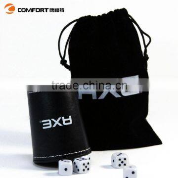 Elegent Small Mini Portable Leather Dice Shaker photo-5