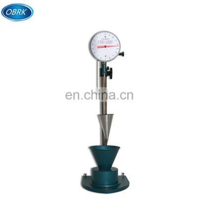 Cone penetrometer mortar consistency tester