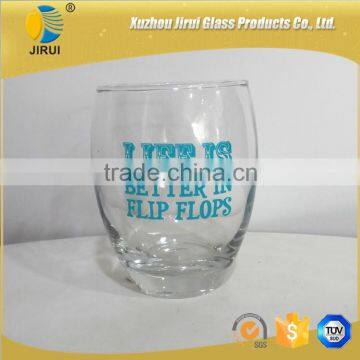 High White Glass Cup for beer Wholesale