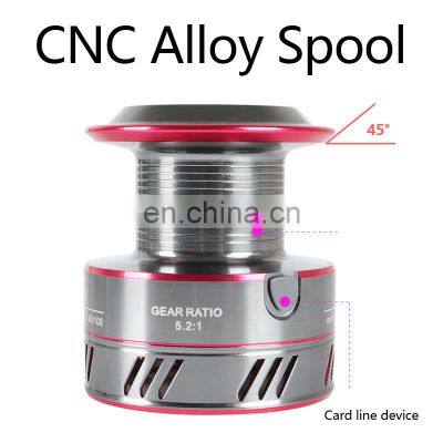Hot Sale YO1000-6000 Spinning Reel 5.2:1 12KG Max Drag Full Alloy Spinning Fishing Reel