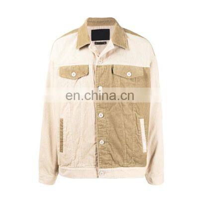 OEM Manufacturer Embroidery Corduroy Jacket Casual Jacket For Men photo-2